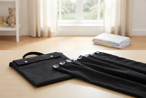 Amazon Basics Portable Blackout Curtain Shade with Suction Cups product image showing panels and suction cups
