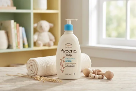 Aveeno Baby Daily Moisture Lotion 18-fluid-ounce pump bottle