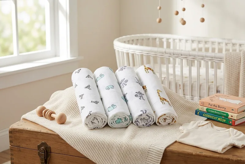 Aden + Anais, Burt’s Bees Baby, Little Unicorn, and Copper Pearl baby blankets