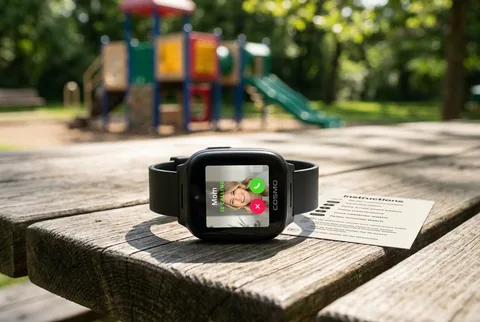 Cosmo JrTrack 5 Kids Smart Watch (Black)