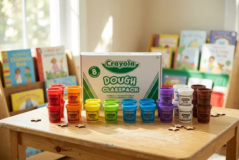 Crayola Dough Classpack with 24 three-ounce tubs in eight colors