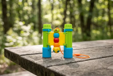 Melissa & Doug Giddy Buggy Binoculars product photo showing green bug-themed housing and eyepieces