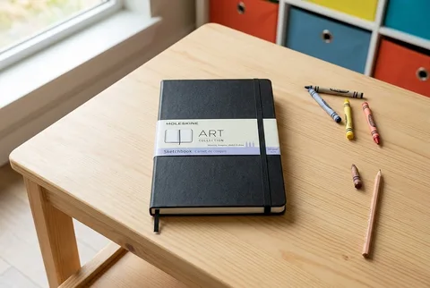 Moleskine Art Plus Sketchbook (Large, Black, Hard Cover)