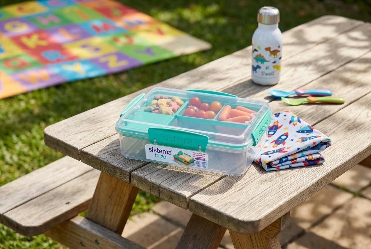 Sistema 975 mL Snack Attack Duo TO GO in exact product photography
